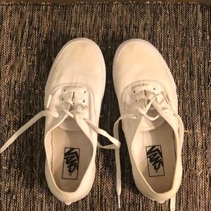 White lace vans 7.5